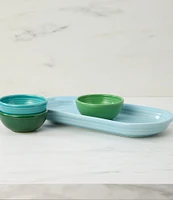 Fiesta Aegean Mixed Colors 4-Piece Condiment Set