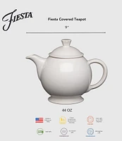 Fiesta Botanical Floral Collection Covered Teapot