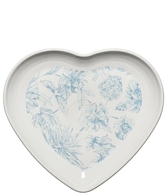 Fiesta Botanical Floral Collection Heart Shaped Plate - 9#double;