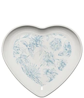 Fiesta Botanical Floral Collection Heart Shaped Plate - 9#double;