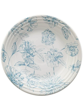 Fiesta Botanical Floral Luncheon Plate