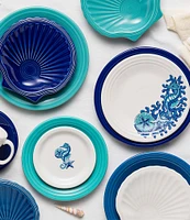 Fiesta Coastal Seahorse Luncheon Plate