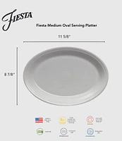 Fiesta Coastal Shores Medium Oval Serving Platter