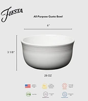 Fiesta All-Purpose 6 Inch Gusto Bowl 28oz