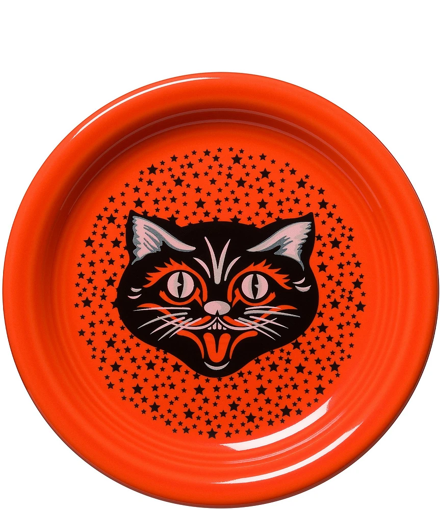 Fiesta Halloween Black Cat 6.5#double; Appetizer Plate