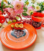 Fiesta Halloween Black Cat 6.5#double; Appetizer Plate