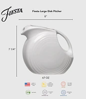 Fiesta Large Disk Pitcher