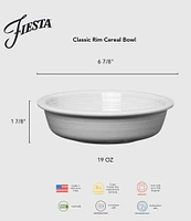 Fiesta Classic Rim 6 7/8 Inch Cereal Bowl 19oz
