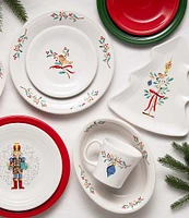 Fiesta Nutcracker Tree Shaped Plate