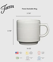 Fiesta Stackable Mugs, Set of 4