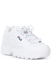 FILA Women's Disruptor II Premium Lace-Up Chunky Platform Retro Sneakers