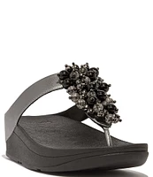 FitFlop Fino Bauble Bead Thong Wedge Sandals