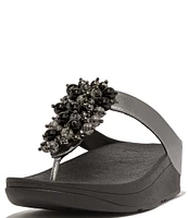 FitFlop Fino Bauble Bead Thong Wedge Sandals