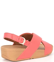 FitFlop Lulu Leather Cross Band Slingback Sandals