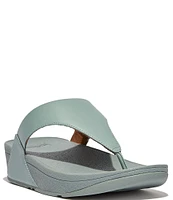 FitFlop Lulu Leather Platform Thong Flip-Flops