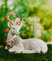 Fitz And Floyd Bonita Resting Deer Figurine