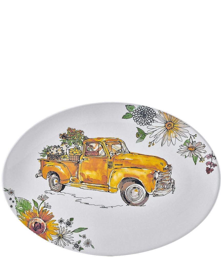 Fitz and Floyd Emis Garden Medium Platter, 14#double;