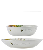 Fitz and Floyd Emis Garden Serve Bowls, Set of 2