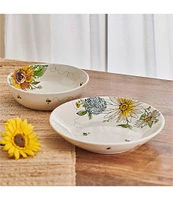 Fitz and Floyd Emis Garden Serve Bowls, Set of 2