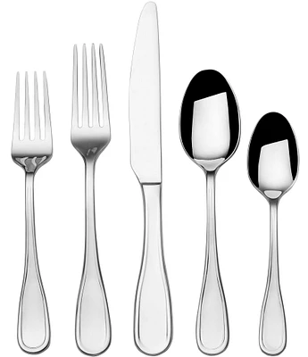 Fitz and Floyd Everyday Bistro Classic 45-Piece Stainless Steel Flatware Set