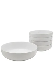 Fitz and Floyd Everyday White 5-Piece Pasta Bowl Set