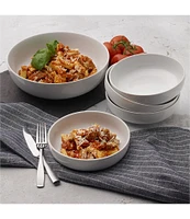 Fitz and Floyd Everyday White 5-Piece Pasta Bowl Set