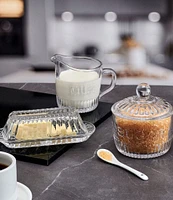 Fitz And Floyd Everyday White Bistro Glass 3-Piece Hostess Set