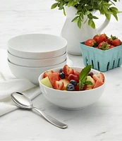 Fitz and Floyd Everyday White Cereal Bowls, Set of 4