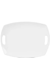 Fitz and Floyd Everyday White Handled Serving Platter, 17#double;