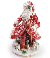 Fitz And Floyd Figurine Town and Country Santa Figurine