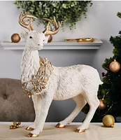 Fitz And Floyd Holiday Bonita Standing Deer Figurine