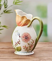 Fitz And Floyd Meadow Pitcher, 2.25-quarts