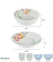 Fitz and Floyd Meadow Serve Bowls, Set of 2