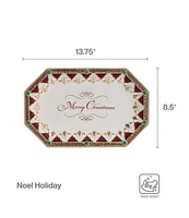 Fitz and Floyd Noel Holiday Sentiment Tray