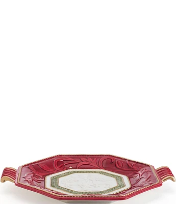 Fitz and Floyd Telluride Red Large Platter