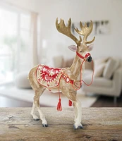 Fitz and Floyd Town and Country Reindeer Figurine