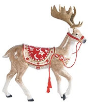 Fitz and Floyd Town and Country Reindeer Figurine