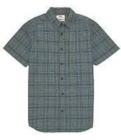 Fjallraven Abisko Hike Plaid Print Short-Sleeve Woven Shirt