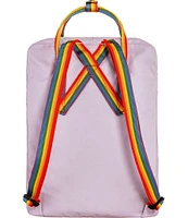 Fjallraven Patch Logo Kanken Rainbow Handle Backpack