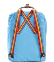 Fjallraven Patch Logo Kanken Rainbow Handle Backpack