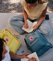 Fjallraven Patch Logo Kanken Water-Resistant Cotton Zipper Convertible Backpack