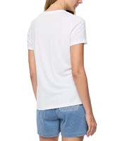 Flag and Anthem Best Of Luck Short Sleeve Graphic T-Shirt