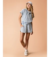 Flag and Anthem Burleigh High Rise Knit/Terry Shorts