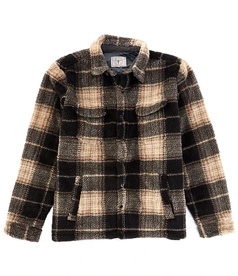 Flag and Anthem Carter Plaid Sherpa Shirt Jacket