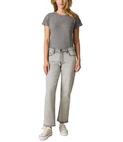 Flag and Anthem Charlie Mid Rise Relaxed Straight Leg Jeans