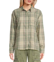 Flag and Anthem Eric Long Sleeve Plaid Woven Shirt