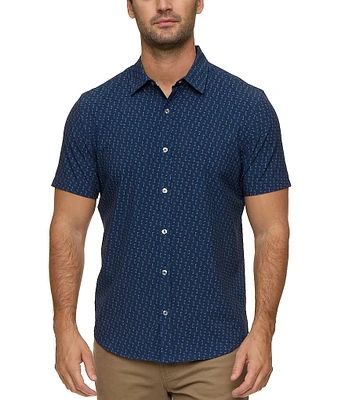 Flag and Anthem Howes MadeFlex UPF Performance Flag Print Short Sleeve Shirt
