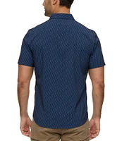 Flag and Anthem Howes MadeFlex UPF Performance Flag Print Short Sleeve Shirt