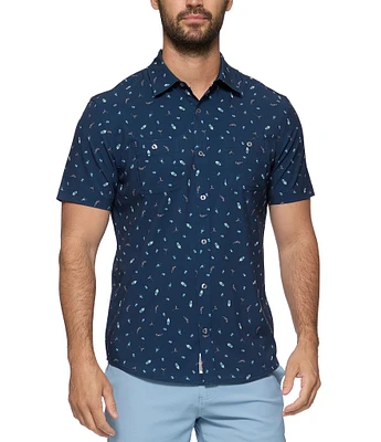 Flag & Anthem Kenton Drink MadeFlex UPF Performance Short Sleeve Woven Shirt