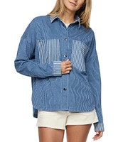 Flag and Anthem Keyport Long Sleeve Striped Shirt Jacket
